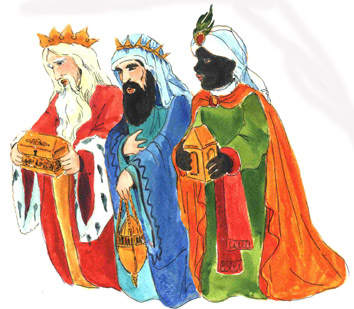 Trzej Królowie z darami